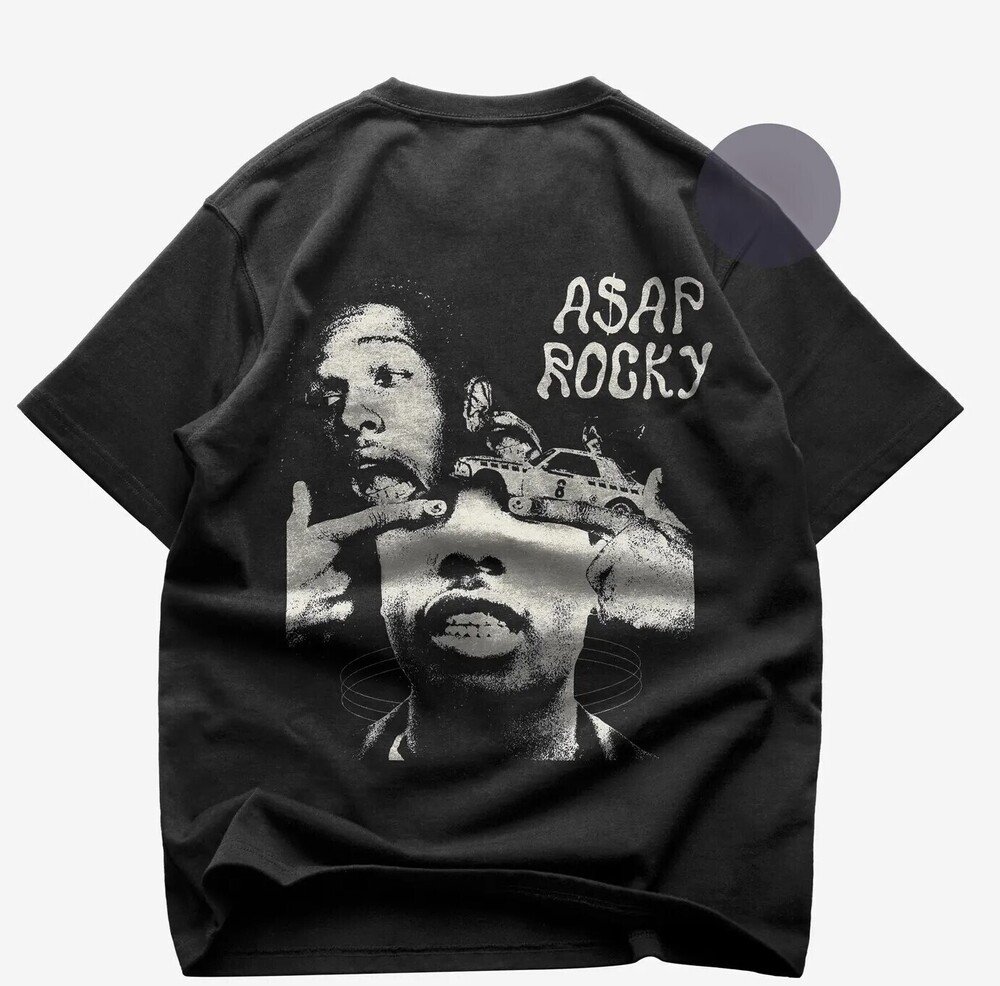 Premium ASAP Rocky Back T-Shirt - Long Live ASAP Album T-Shirt - Highjack Single